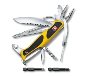 Briceag Victorinox Ranger Boatsman MW Grip, 130 mm, negru/galben 0.9798.MWC8 - Img 1