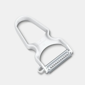 Curatator Victorinox Rapid Peeler & Cutter Julienne, 110mm, lama zimtata, ABS, white 6.0934 - Img 3