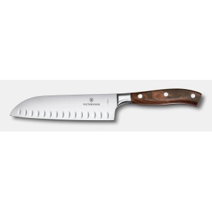 Cutit Chef Victorinox Grand Maitre Santoku Knife, lama 17cm, Wood 7.7320.17G