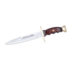 Cutit Outdoor Muela BW-19,maner lemn presat de coral, lama 19 cm