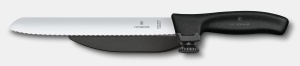 Cutit pentru feliat cu ghidaj Victorinox Swiss Classic DUX knife, 21cm, Black 6.8663.21 - Img 1