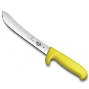 Cutit pentru macelarie Victorinox Butcher Knife, lama 18cm, Yellow 5.7608.18L