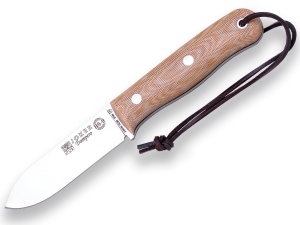 Cutit pentru Outdoor Joker Trampero BS9, maner micarta, lama full tang 10cm CM113-P - Img 1