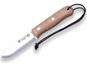Cutit pentru Outdoor Joker Trampero Scandi, maner micarta, lama full tang 10cm CM124-P - Img 1