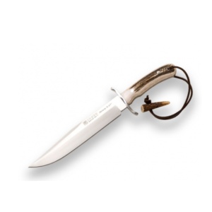 Cutit pentru vanatoare Joker Bowie, maner corn cerb, lama 24cm CC139