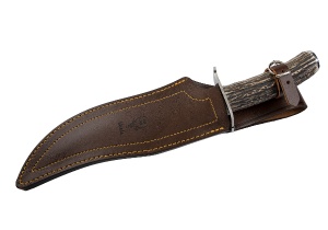 Cutit Vanatoare Muela LOBO-23A,maner corn de cerb, lama 23 cm - Img 2