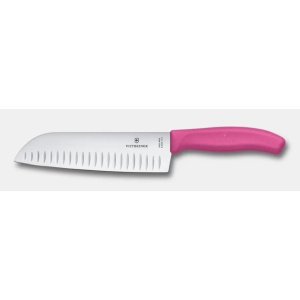 Cutit Victorinox Swiss Classic Santoku, lama 17cm, Pink 6.8526.17L5B