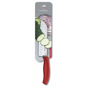 Cutit Victorinox Swiss Classic Santoku, lama 17cm, Red 6.8521.17B - Img 2