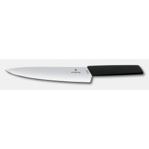 Cutit Victorinox Swiss Modern Chef Knife, lama 22cm, Black 6.9013.22B