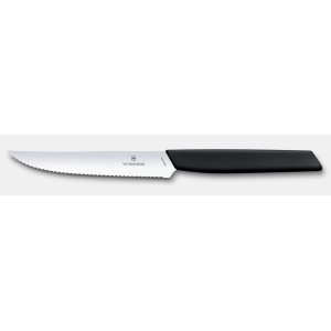 Cutit Victorinox Swiss Modern pentru friptura, lama 12cm, Black 6.9003.12W