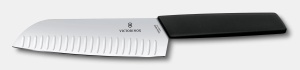 Cutit Victorinox Swiss Modern Santoku, lama 17cm, Black 6.9053.17KB - Img 1