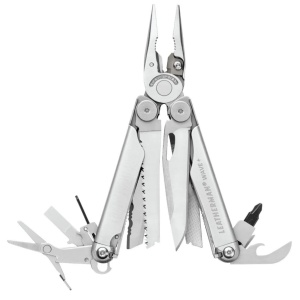 Multifunctional Leatherman Wave Plus, 18 instrumente, Argintiu 832524