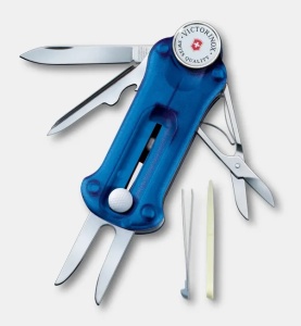 Multifunctional Victorinox Golf Tool, 91 mm, albastru transparent 0.7052.T2 - Img 1