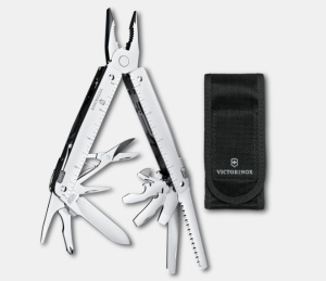 Multifunctional Victorinox Swiss Tool MX, 115 mm, teaca nylon, argintiu 3.0327.MN - Img 1