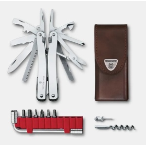 Multifunctional Victorinox Swiss Tool Spirit X Plus, 105 mm, argintiu 3.0235.LB1 Blister