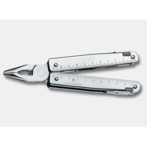 Cumpara Multifunctional Victorinox Swiss Tool X, 115 mm, teaca nylon, argintiu 3.0327.NB1 Blister 4