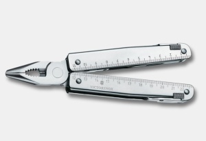 Multifunctional Victorinox Swiss Tool X cu clinchet, 115 mm, teaca piele, argintiu 3.0339.L - Img 2
