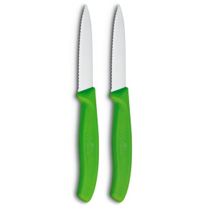 Set cutite curatat Victorinox Swiss Classic Paring Set, 2 piese, Green 6.7636.L114B 2