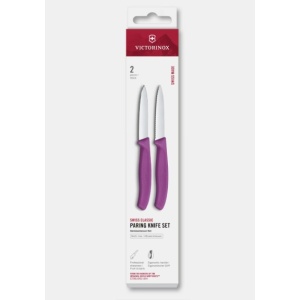 Set cutite curatat Victorinox Swiss Classic Paring Set, 2 piese, Purple 6.7695.2C1