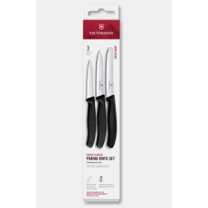 Set pentru curatat Victorinox Swiss Classic Paring Set, 3 piese, Black 6.7113.34