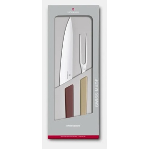 Set Victorinox Swiss Modern Carving Set, 2 piese, Multicolor 6.9096.21G