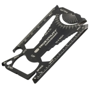 Breloc Multifunctional True Utility Cardsmart,86 mm, Black TU207K