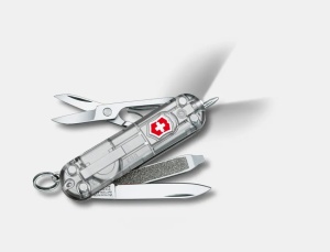 Briceag Victorinox Signature Lite,58 mm, silver transparent 0.6226.T7 - Img 1