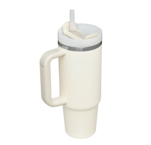 Cana termoizolanta Stanley The Quencher H2.O FlowState Tumbler 0.89L, Cream 2.0 10-10827-891 - Img 2