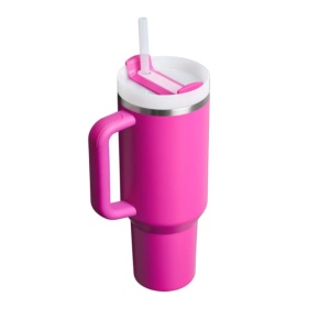 Cumpara Cana termoizolanta Stanley The Quencher H2.O FlowState Tumbler 1.18L, Violet Blossom 2.0 10-13230-064 2
