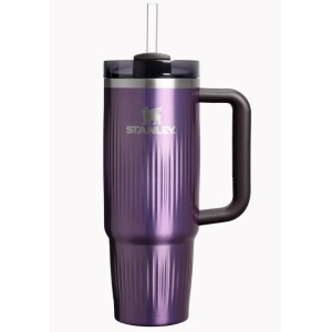Cana termoizolanta Stanley The Quencher H2.O Fluted Tumbler 0.89L, Visiniu 10-13003-018