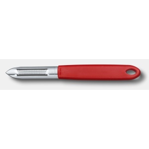 Curatator rosii Victorinox Tomato Peeler, lama dubla, Red 7.6077.1