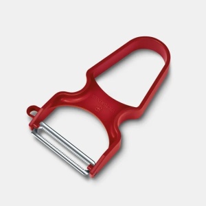 Curatator Victorinox Rapid Peeler, 110mm, lama dubla zimtata, ABS, red 6.0933.1 - Img 2