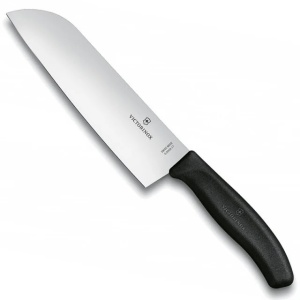 Cutit Chef Victorinox Swiss Classic Santoku, lama 17cm, Black 6.8503.17B - Img 1