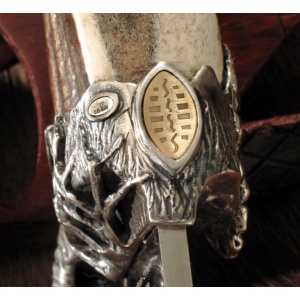 Cumpara Cutit Muela B.F-ELEPHANT, maner corn de cerb, lama 24cm 3