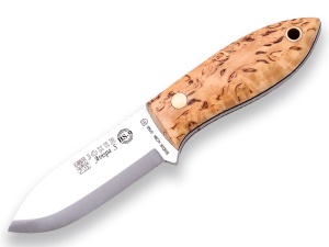 Cutit Outdoor Joker BS9 AVISPA Scandi, maner mesteacan cret, lama full tang 8cm CL121 - Img 1