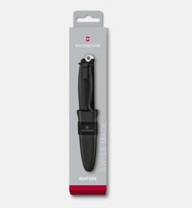 Cutit Outdoor Victorinox Venture, Black, lama full tang 10.5cm 3.0902.3 - Img 7