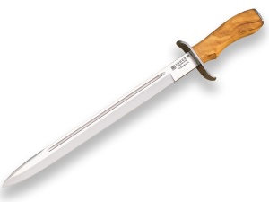 Cutit pentru injunghiere Joker Chamois, maner corn cerb, lama 33cm CO30 - Img 1