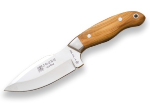 Cutit pentru jupuit Joker Cebra, maner lemn maslin, lama 11cm CO39 - Img 1