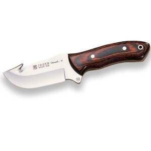 Cutit pentru jupuit Joker Venado D, maner lemn stamina, lama full tang 11cm CR65