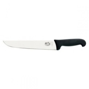 Cutit pentru macelarie Victorinox Butcher Knife, lama 18cm, Black 5.5203.18