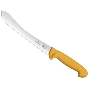 Cutit pentru macelarie Victorinox Swibo Butcher Knife, lama 21cm, Orange 5.8426.21