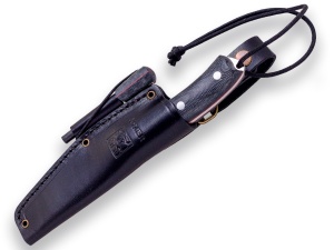Cutit pentru Outdoor Joker Bushcrafter, maner micarta, lama full tang 10.5cm CM120-P - Img 2