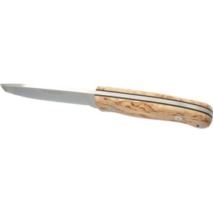 Cutit pentru outdoor Joker Montes II, maner lemn mesteacan cret, lama full tang 11cm CL58 2
