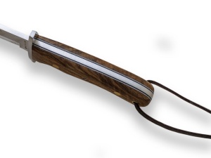 Cutit pentru vanatoare Joker Bowie, maner nuc, lama full tang 16cm CN96 - Img 2