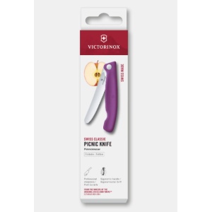 Cumpara Cutit Pliabil Victorinox Swiss Classic Picnic Knife, maner Polypropylene, lama 11cm 6.7835.FC1 3