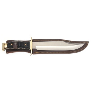Cutit Vanatoare Muela 7220, maner plastic si zamak negru lama 22cm - Img 2