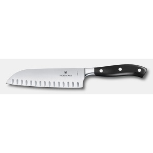 Cutit Victorinox Grand Maitre Santoku Knife, lama 17cm, Black 7.7323.17G