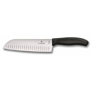 Cutit Victorinox Swiss Classic Santoku, lama 17cm, Black 6.8523.17B