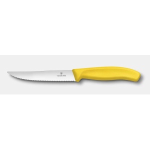 Cutit Victorinox Swiss Gourmet pentru friptura, lama 120mm, Yellow 6.7936.12L8