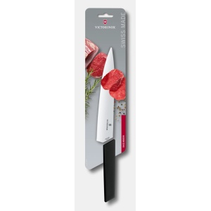 Cutit Victorinox Swiss Modern Chef Knife, lama 22cm, Black 6.9013.22B 3